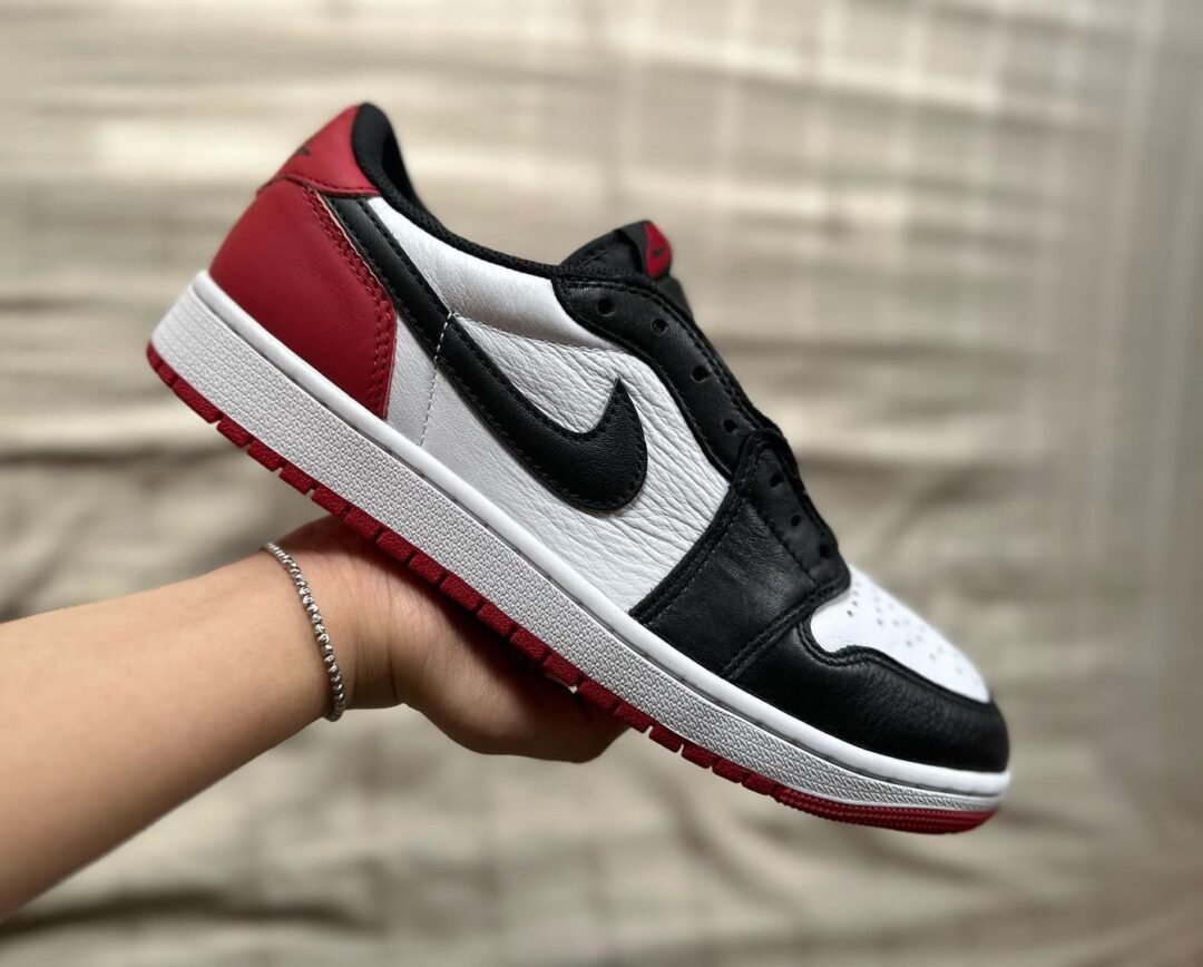 【国内 7/28 発売予定】ナイキ エア ジョーダン 1 ロー OG “ブラックトゥ” (NIKE AIR JORDAN 1 LOW OG “Black Toe/White/Black/Red”) [CZ0790-106]