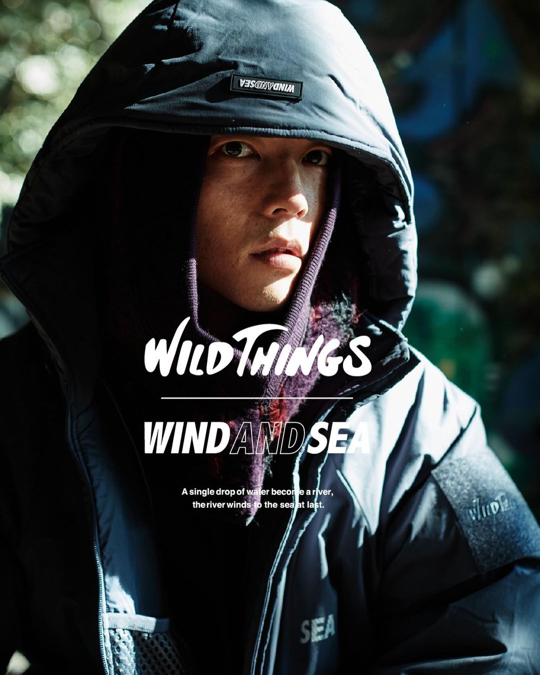 WIND AND SEA × WILD THINGS / ウィンダンシー ダウン - ダウンジャケット