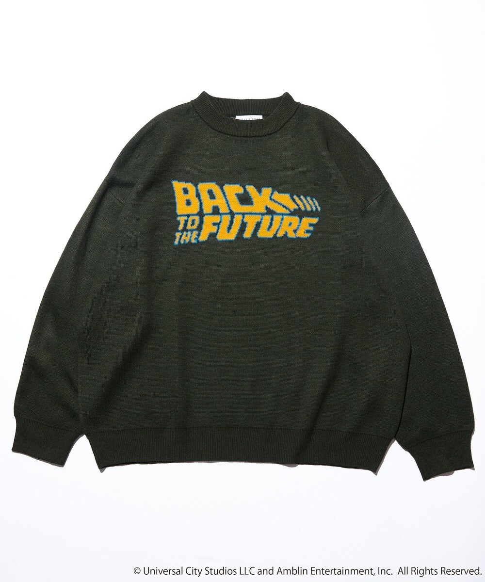 FREAK’S STORE MOVIE COLLECTION 2022 F/W 別注 “E.T.” “BACK TO THE FUTURE” クルーネック ジャガードニット (フリークスストア ムービー コレクション)