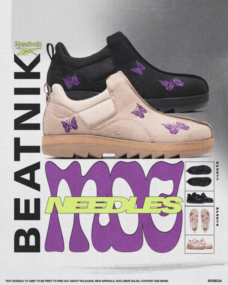 国内 1/7 発売】REEBOK x NEEDLES BEATNIK MOCS (リーボック