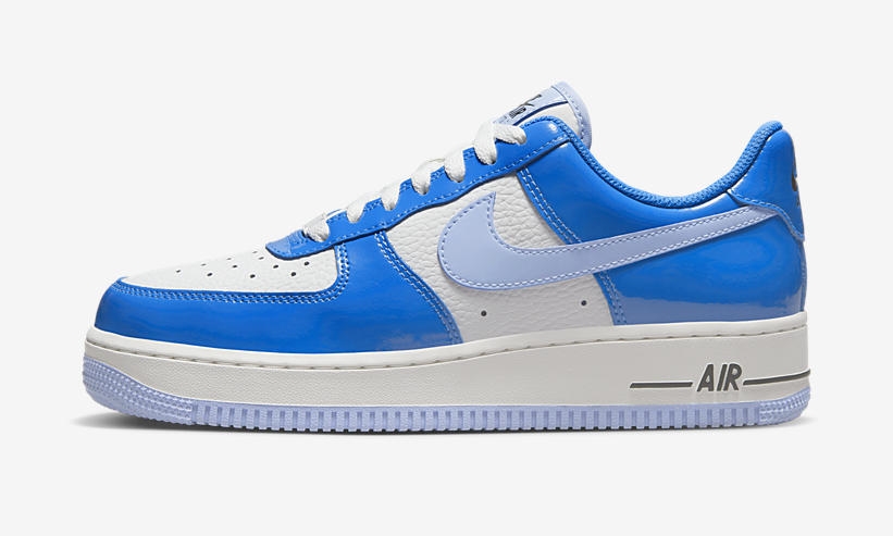 【海外 2025年 4月 リストック予定】ナイキ エア フォース 1 ロー “ブルーパテント” (NIKE AIR FORCE 1 LOW “Blue Patent”) [FJ4801-400]