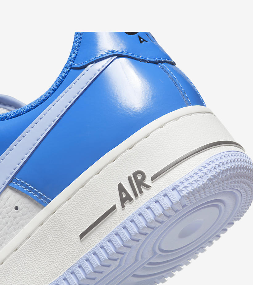 【海外 2025年 4月 リストック予定】ナイキ エア フォース 1 ロー “ブルーパテント” (NIKE AIR FORCE 1 LOW “Blue Patent”) [FJ4801-400]