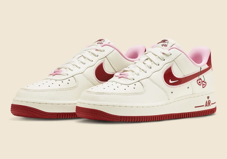 2023年 2月発売予定！ナイキ エア フォース 1 07 ロー “バレンタイン/チェリーハート” (NIKE AIR FORCE 1 07 LOW  “2023 Valentine/Cherry Heart”) [FD4616-161] | Fullress