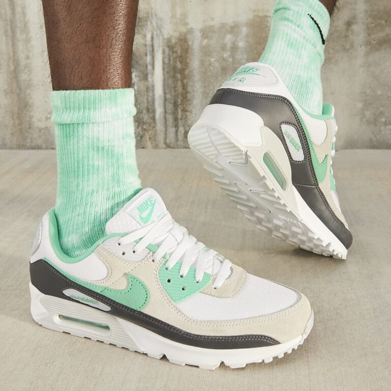 Nike air white and green online