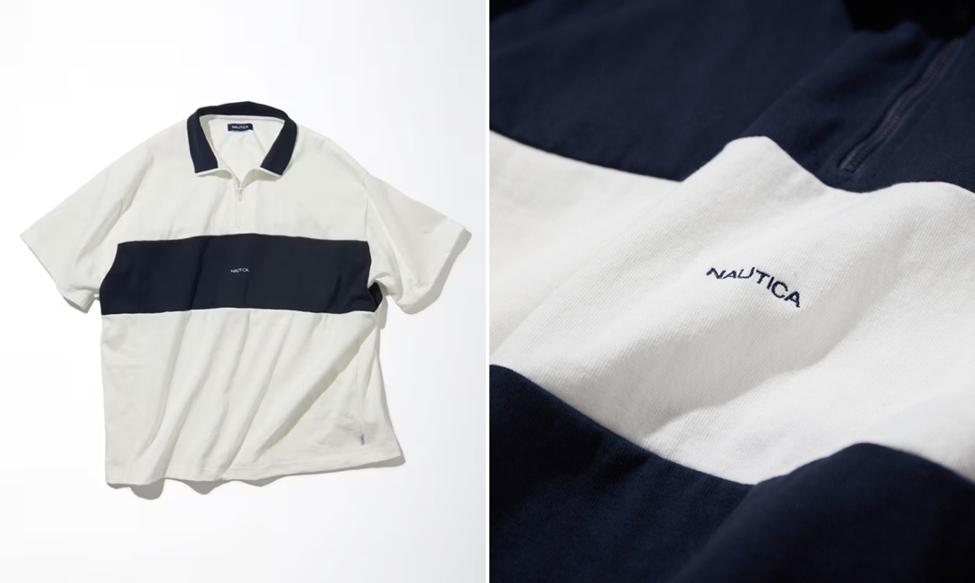 ファッションディレクターの長谷川昭雄氏ディレクション「NAUTICA/ノーティカ」から”Panel Border Half Zip Tee”が発売！