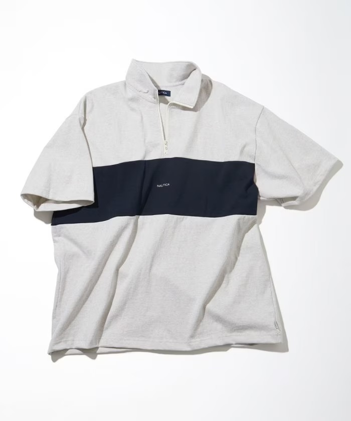 ファッションディレクターの長谷川昭雄氏ディレクション「NAUTICA/ノーティカ」から”Panel Border Half Zip Tee”が発売！