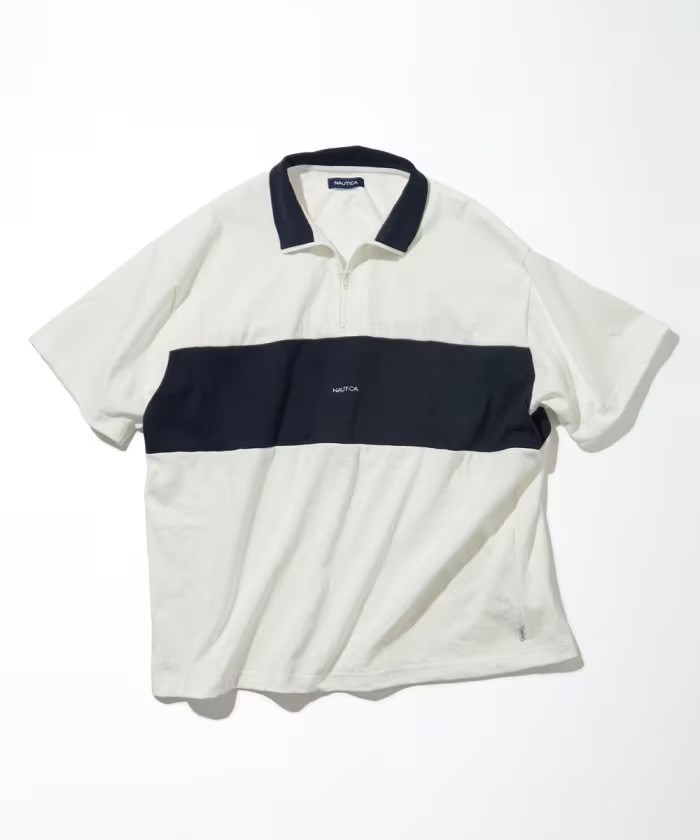 ファッションディレクターの長谷川昭雄氏ディレクション「NAUTICA/ノーティカ」から”Panel Border Half Zip Tee”が発売！