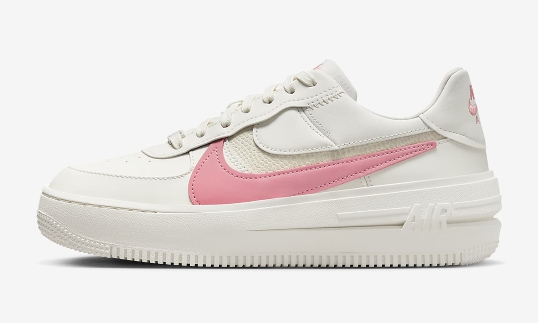 【国内 3/20 発売】ナイキ エア フォース 1 ロー プラットフォーム “セイル/シーコーラル” (NIKE AIR FORCE 1 LOW PLTAFORM/PLT.AF.ORM “Sail/Sea Coral”) [FD0382-121]