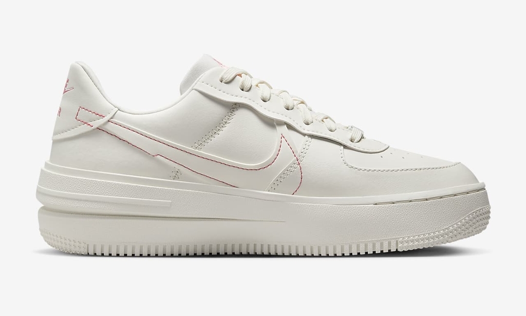 【国内 3/20 発売】ナイキ エア フォース 1 ロー プラットフォーム “セイル/シーコーラル” (NIKE AIR FORCE 1 LOW PLTAFORM/PLT.AF.ORM “Sail/Sea Coral”) [FD0382-121]