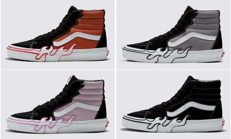 海外発売！VANS SK8-HI FLAME “Gray/Burnt/Lilac/Black” (バンズ スケートハイ フレイム)  [PVN0005UJ] | Fullress