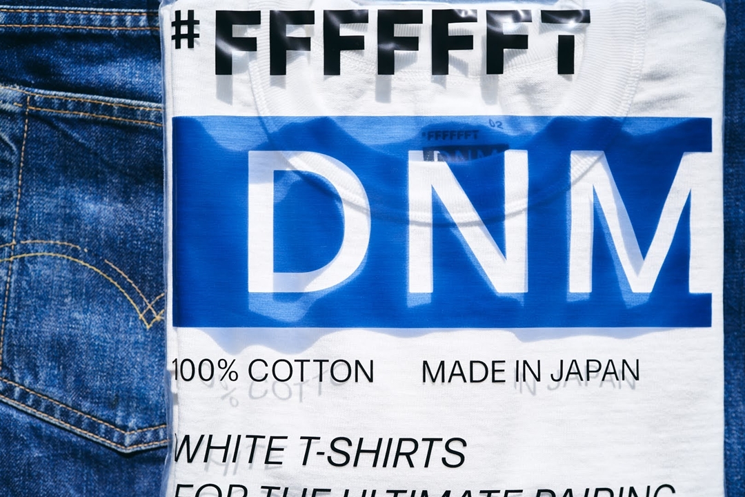 白T専門店「#FFFFFFT/シロティ」から「デニムのための白Tシャツ」が発売中