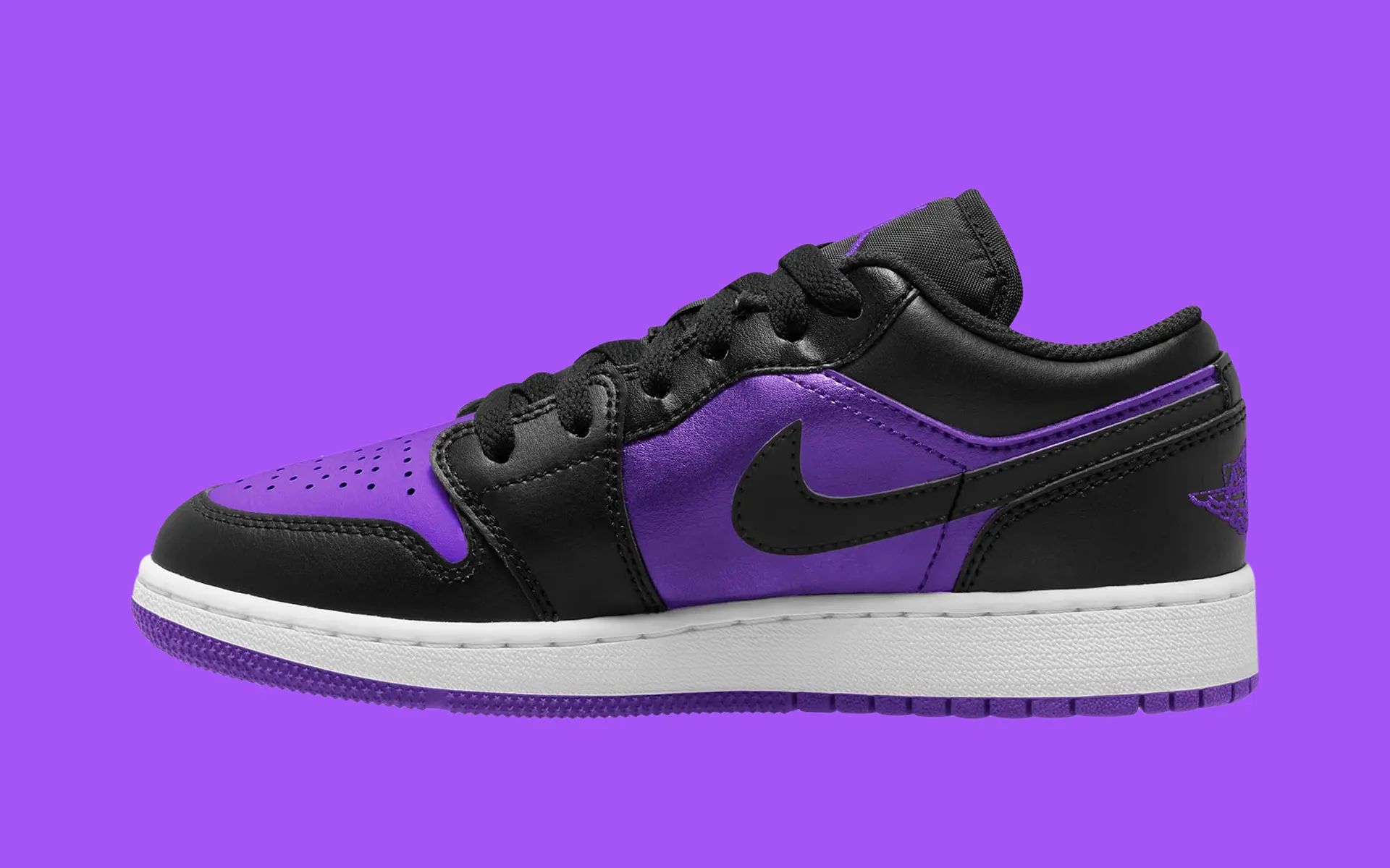 2023年 発売予定！ナイキ エア ジョーダン 1 ロー “パープル/ブラック” (NIKE AIR JORDAN 1 LOW “Purple/Black”) [553558-505]