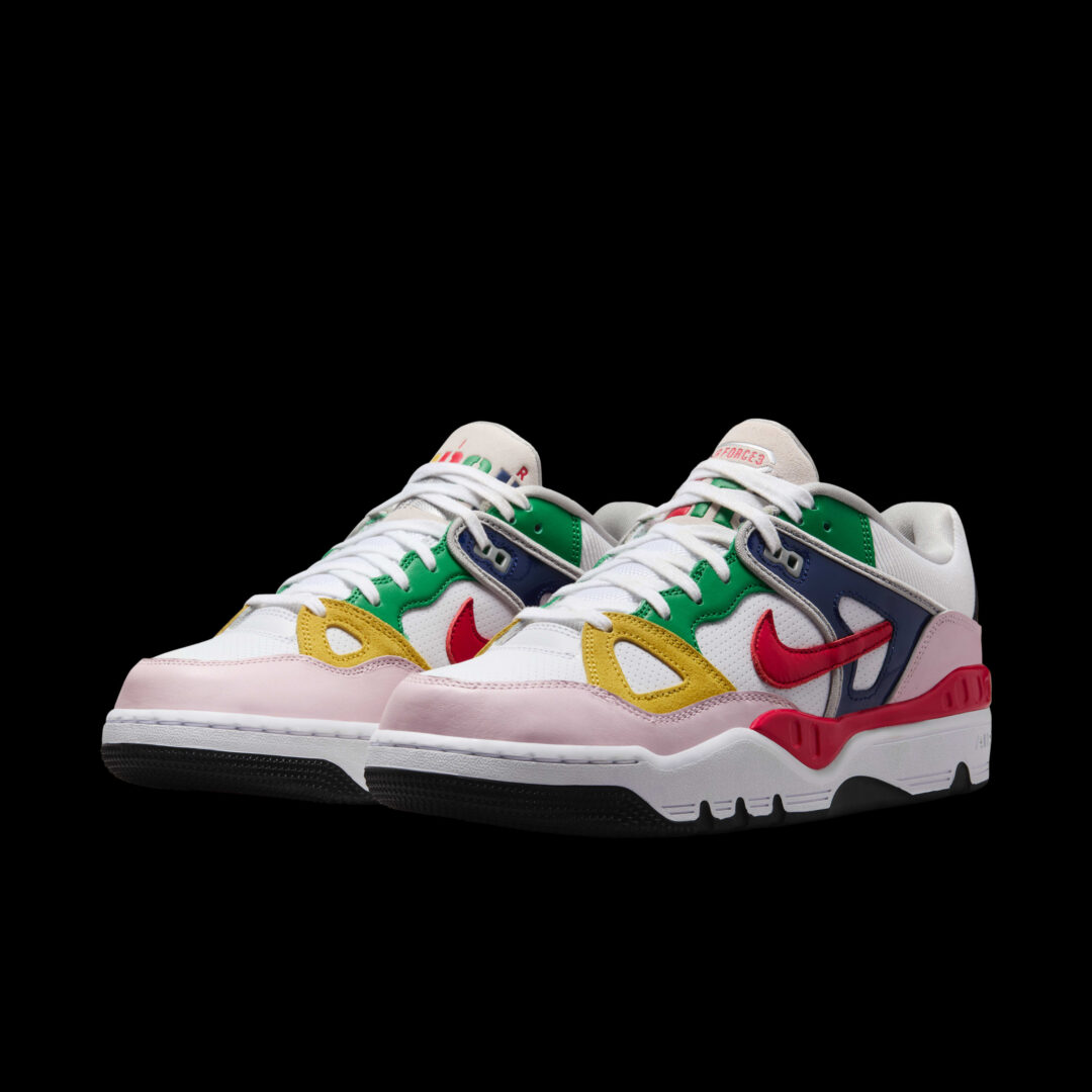 【2024年 9/28 & 10/4 発売】NIGO x NIKE AIR FORCE 3 LOW “White/Multi-Color” (ニゴー ナイキ エア フォース 3 ロー) [FQ7012-100]