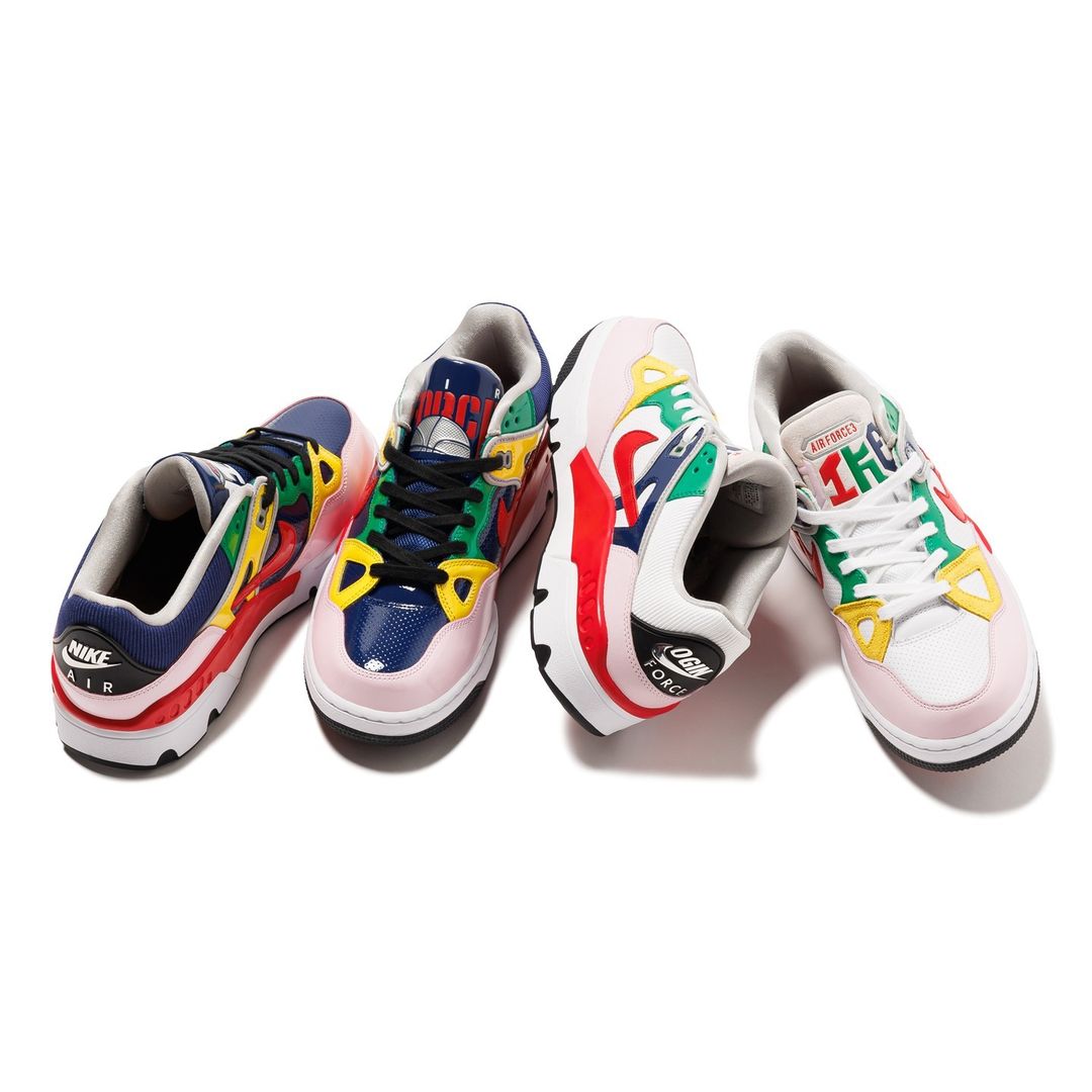 【2024年 9/28 & 10/4 発売】NIGO x NIKE AIR FORCE 3 LOW "White/Multi-Color" (ニゴー ナイキ エア フォース 3 ロー) [FQ7012-100]