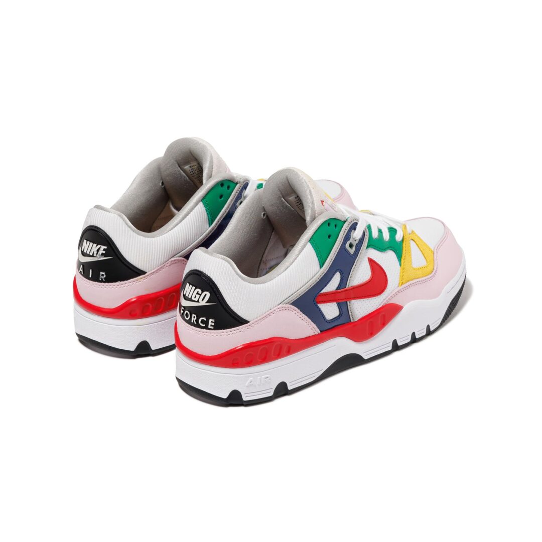 【2024年 9/28 & 10/4 発売】NIGO x NIKE AIR FORCE 3 LOW “White/Multi-Color” (ニゴー ナイキ エア フォース 3 ロー) [FQ7012-100]