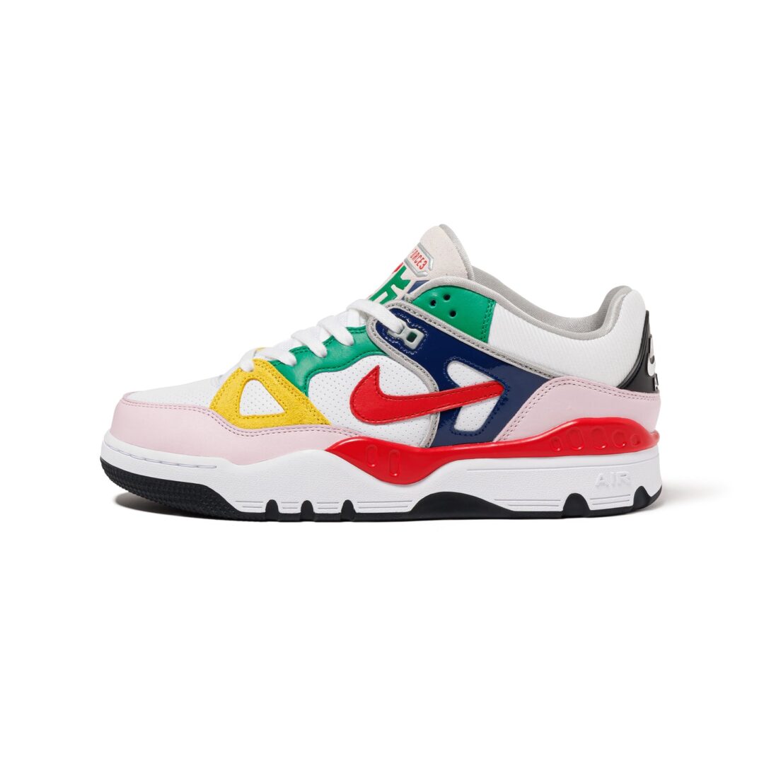 【2024年 9/28 & 10/4 発売】NIGO x NIKE AIR FORCE 3 LOW “White/Multi-Color” (ニゴー ナイキ エア フォース 3 ロー) [FQ7012-100]