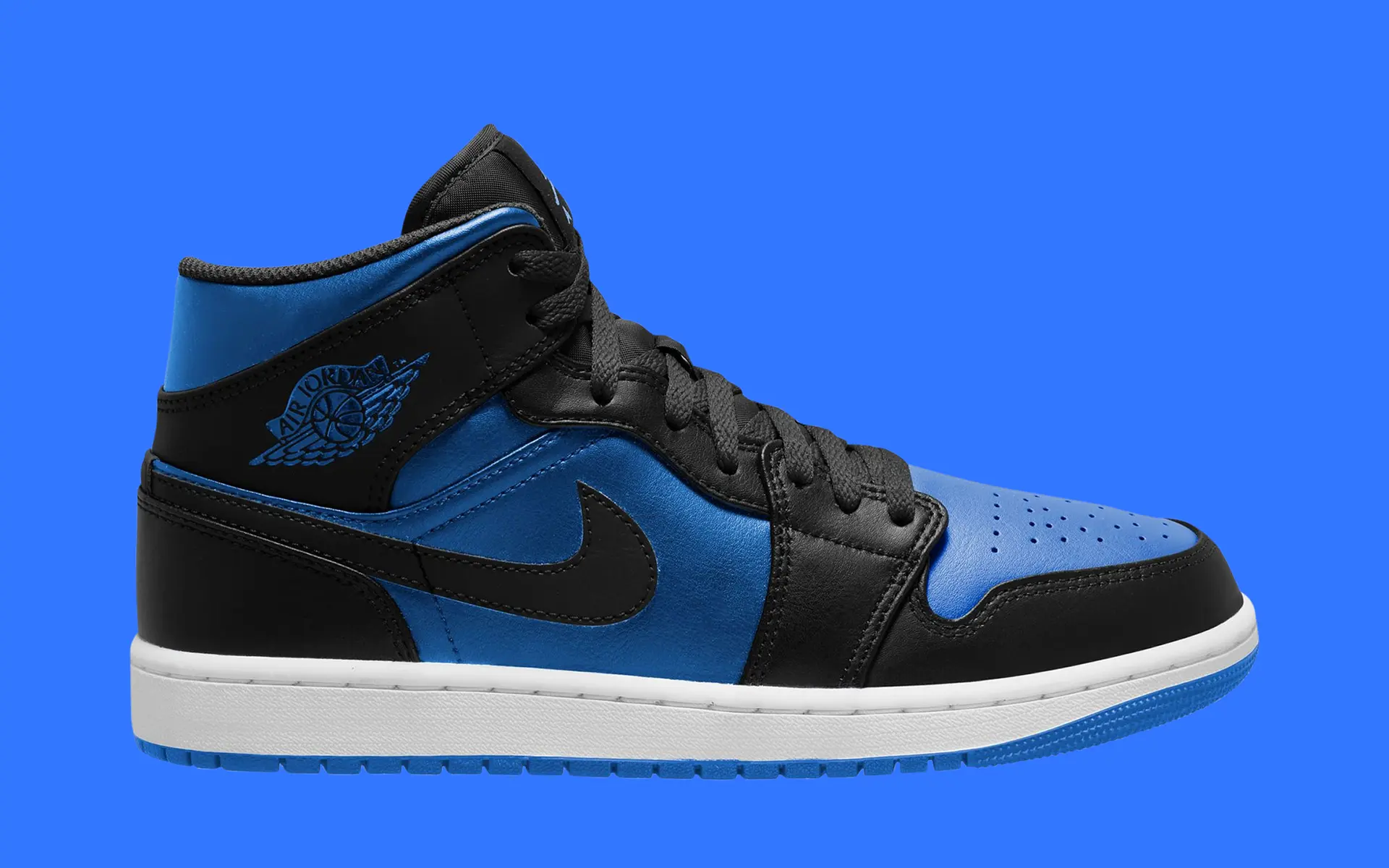 【国内 11/8 発売予定】ナイキ エア ジョーダン 1 ミッド ”ブラック/ロイヤル” (NIKE AIR JORDAN 1 MID “Black/Royal”) [DQ8426-042]