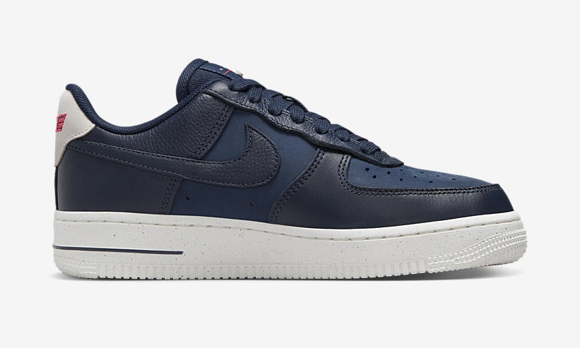 【国内 7/4 発売予定】ナイキ ウィメンズ エア フォース 1 07 ロー LX “ネイビーヌバックレザー” (NIKE WMNS AIR FORCE 1 07 LOW LX “Navy/Nubuck/Leather”) [DZ2708-100]