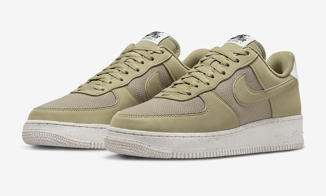 【国内 4/15 発売】ナイキ エア フォース 1 07 ロー “ニュートラルオリーブ/セイル” (NIKE AIR FORCE 1 07 LOW “Neutral Olive/Sail”) [FJ1954-200]