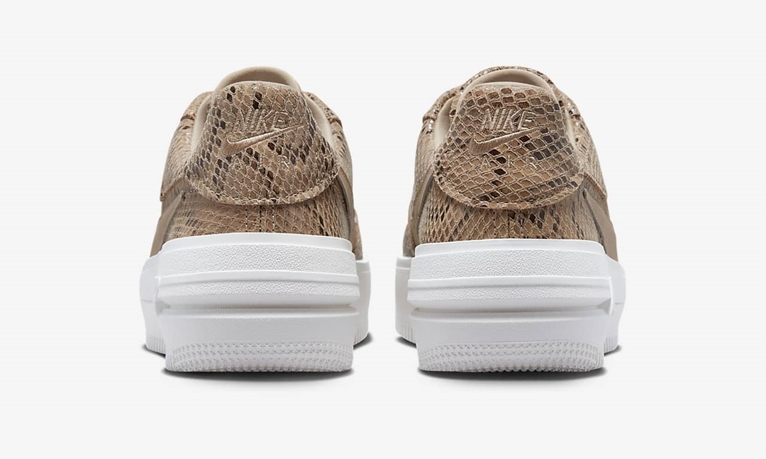 【国内 4/5 発売】ナイキ エア フォース 1 ロー プラットフォーム “スネークスキン/ヘンプ” (NIKE AIR FORCE 1 LOW PLTAFORM/PLT.AF.ORM “Snake Skin/Hemp”) [FJ4965-200]