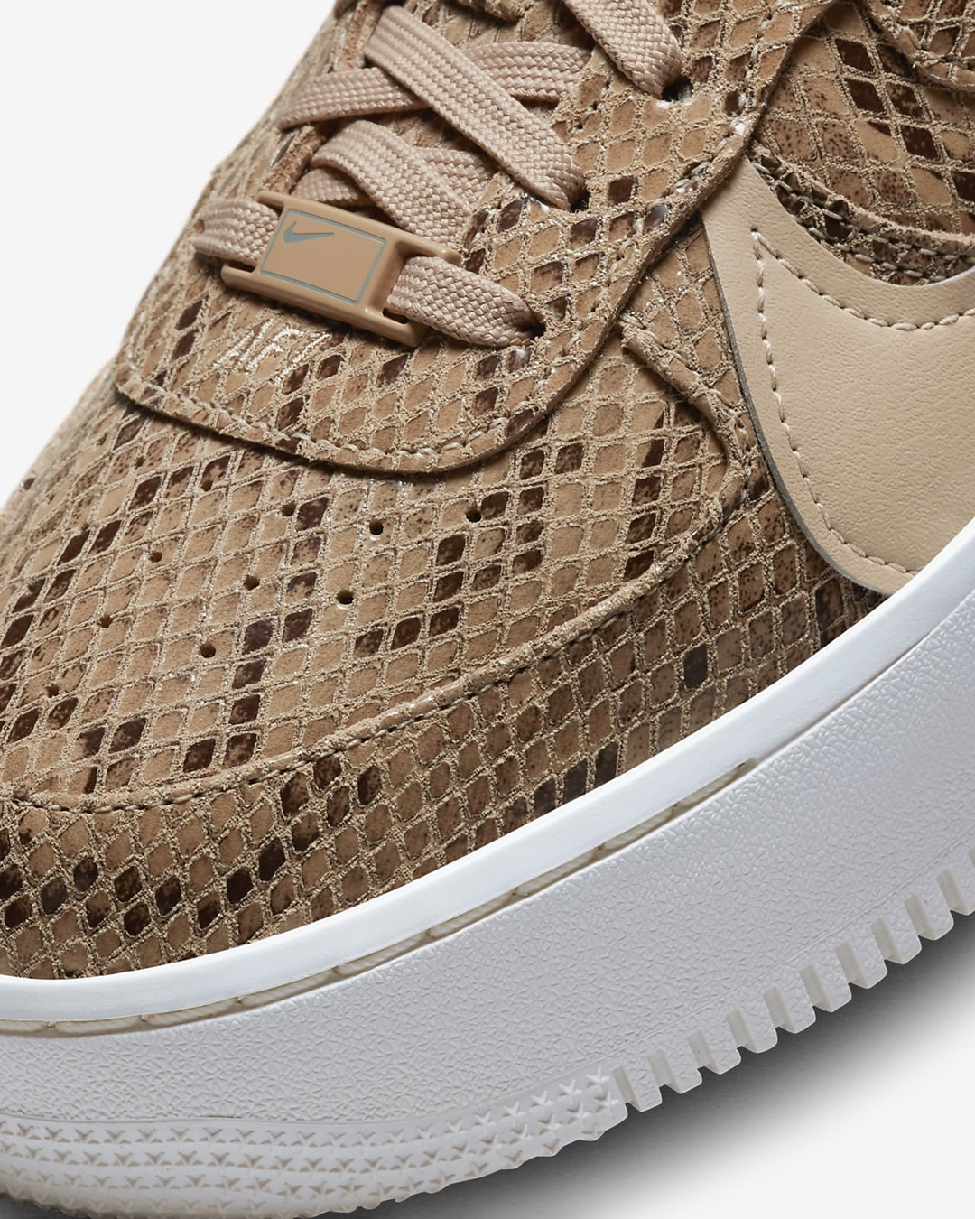 【国内 4/5 発売】ナイキ エア フォース 1 ロー プラットフォーム “スネークスキン/ヘンプ” (NIKE AIR FORCE 1 LOW PLTAFORM/PLT.AF.ORM “Snake Skin/Hemp”) [FJ4965-200]