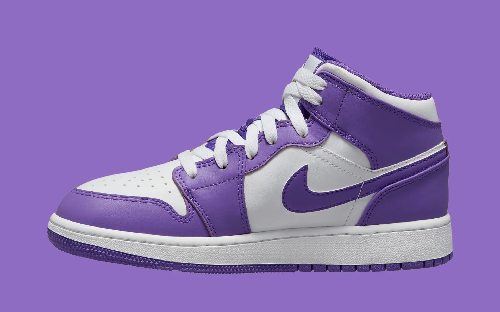 2023年 発売予定！ナイキ エア ジョーダン 1 ミッド “パープル/ホワイト” (NIKE AIR JORDAN 1 MID “Purple/White”) [DQ8426-511]