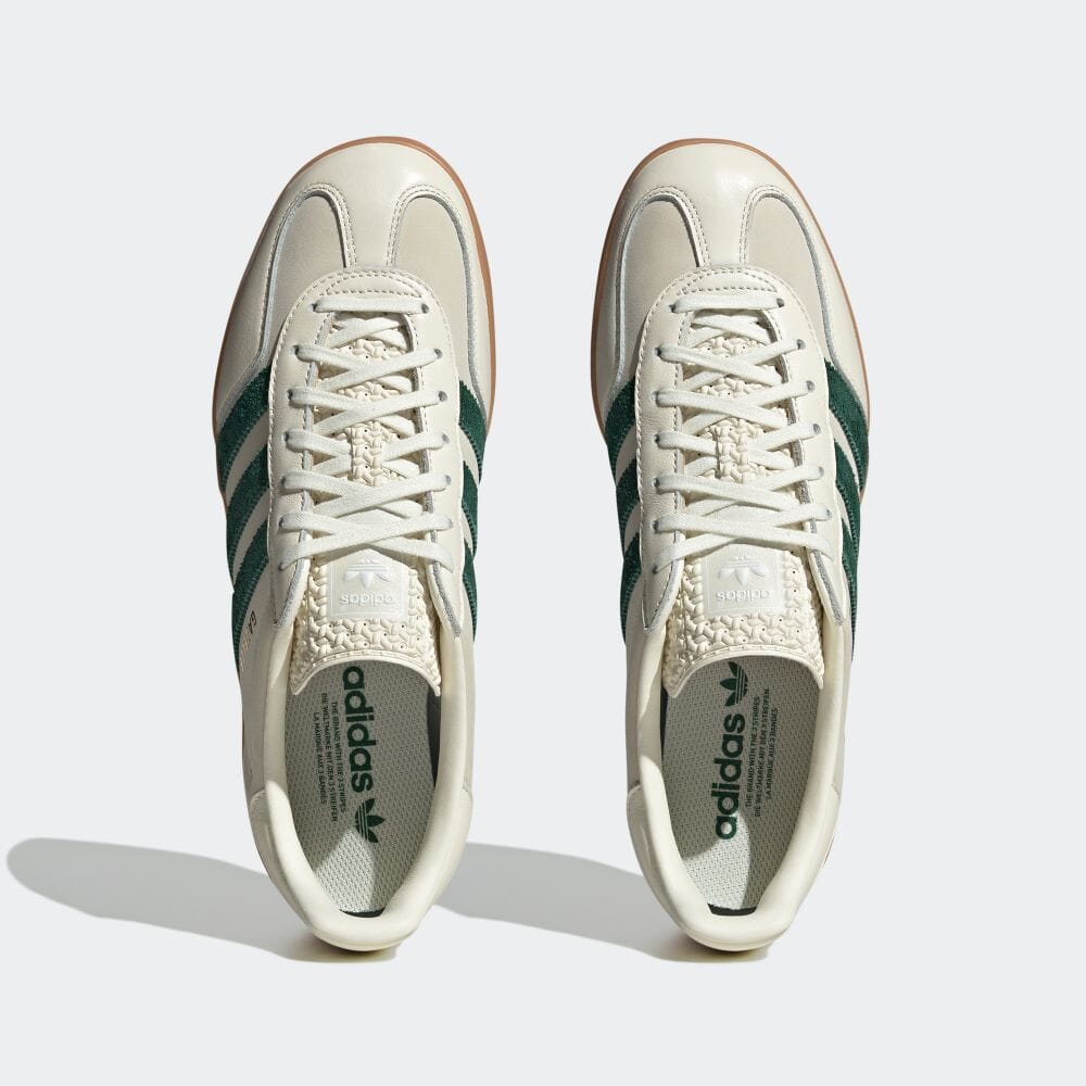 【国内 4/20 発売】adidas Originals GAZELLE INDOOR “White/Dark Green” (ノア アディダス オリジナルス ガゼル インドア “ホワイト/ダークグリーン”) [ID2567]