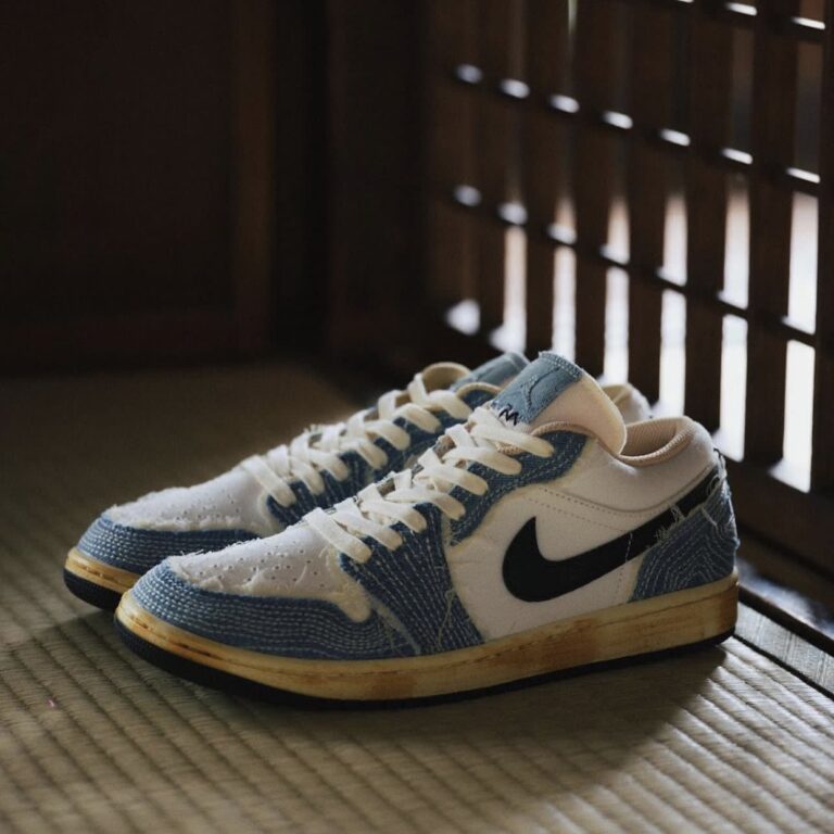 国内 9/9 発売予定】ナイキ エア ジョーダン 1 ロー SE “刺し子/サシコ” (NIKE AIR JORDAN 1 LOW SE  “Sashiko/World Make Japan”) [FN7670-493] | Fullress