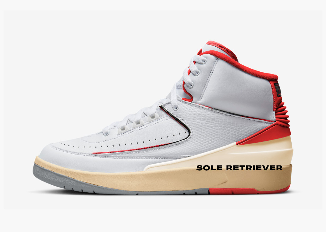 【2024年 2/23 発売】ナイキ エア ジョーダン 2 レトロ “ホワイト/ファイヤーレッド″ (NIKE AIR JORDAN 2 RETRO “White/Fire Red”) [DR8884-102]