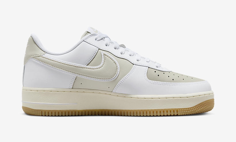 2023年 発売予定！ナイキ エア フォース 1 ロー “ホワイト/セイル/ガム” (NIKE AIR FORCE 1 LOW “White/Sail/Gum”) [FQ8201-100]