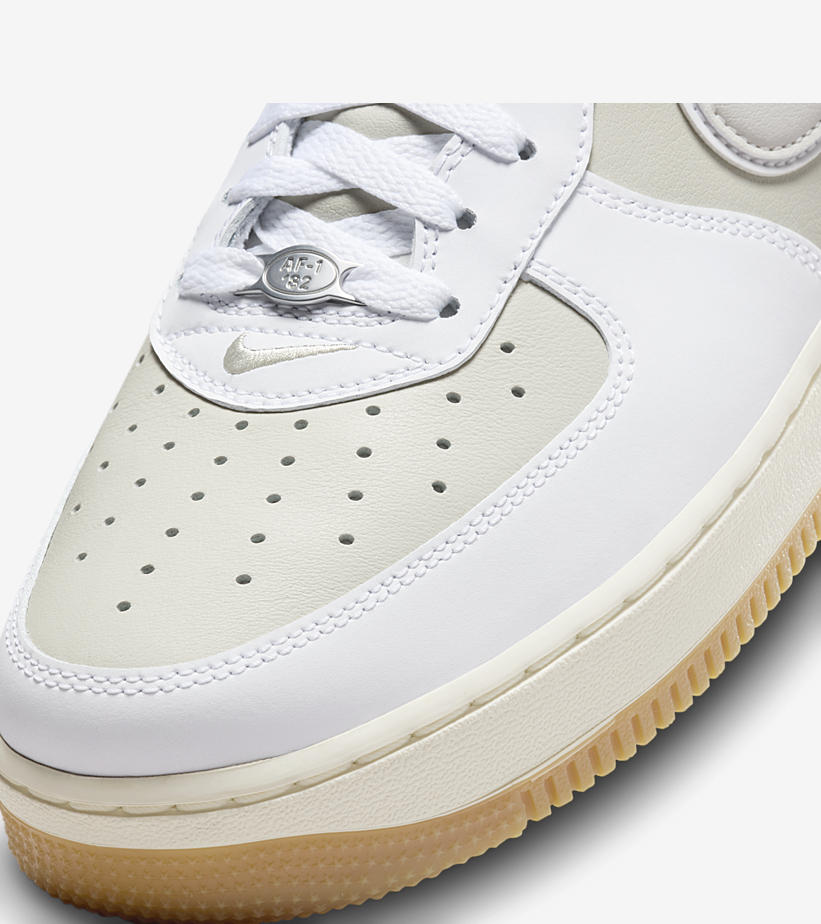 2023年 発売予定！ナイキ エア フォース 1 ロー “ホワイト/セイル/ガム” (NIKE AIR FORCE 1 LOW “White/Sail/Gum”) [FQ8201-100]