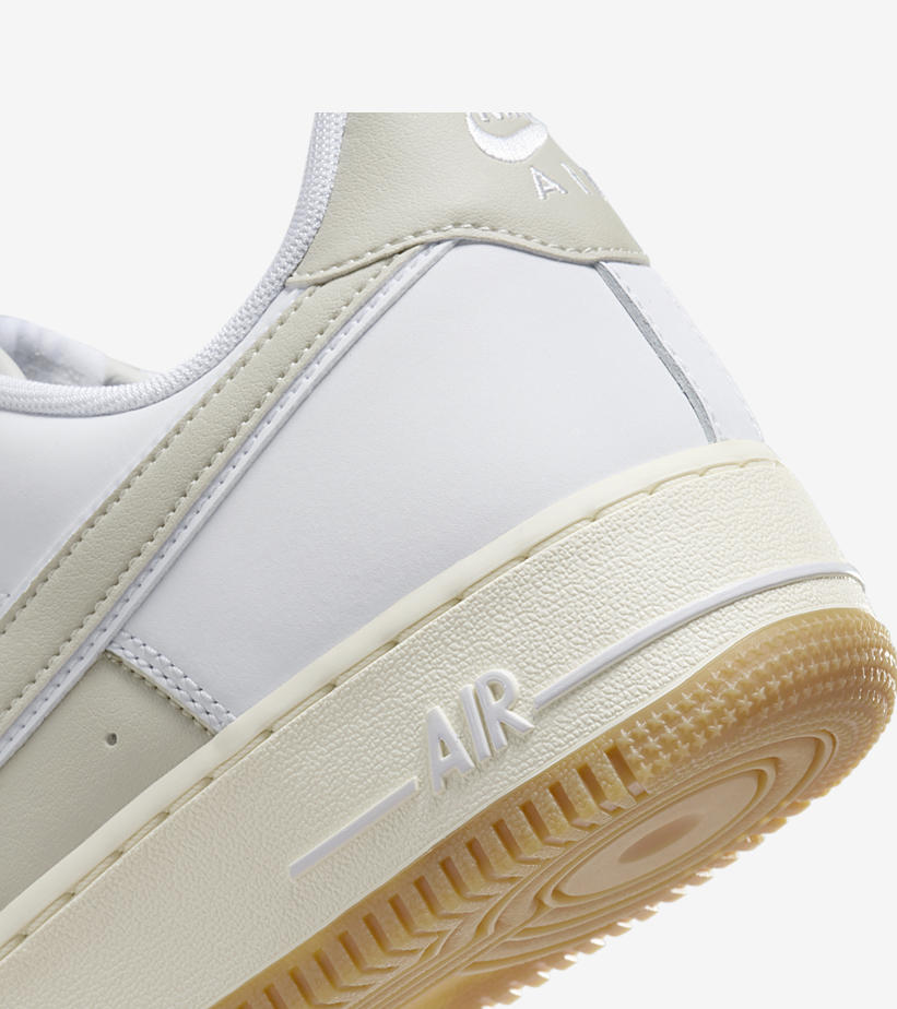 2023年 発売予定！ナイキ エア フォース 1 ロー “ホワイト/セイル/ガム” (NIKE AIR FORCE 1 LOW “White/Sail/Gum”) [FQ8201-100]