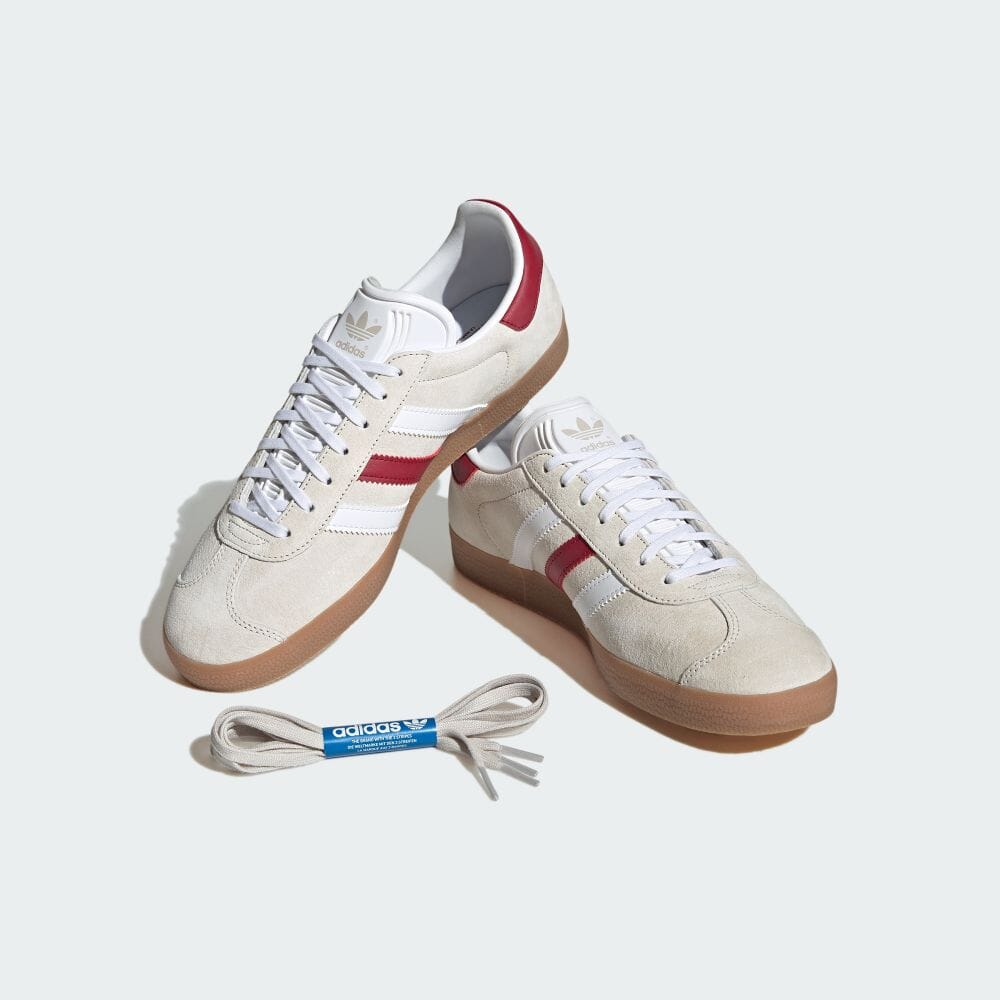 【国内 5/5 発売】忠実に復刻した1991年モデル！adidas Originals GAZELLE “Alumina/White/College Burgundy” (アディダス オリジナルス ガゼル “アルミナ/ホワイト/カレッジバーガンディ) [IG0672]