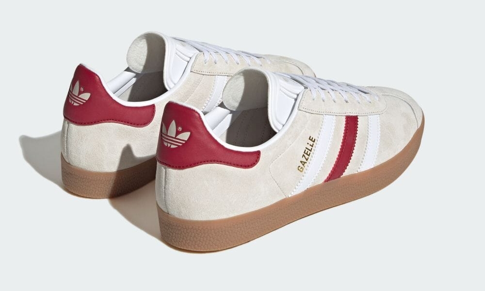 【国内 5/5 発売】忠実に復刻した1991年モデル！adidas Originals GAZELLE “Alumina/White/College Burgundy” (アディダス オリジナルス ガゼル “アルミナ/ホワイト/カレッジバーガンディ) [IG0672]