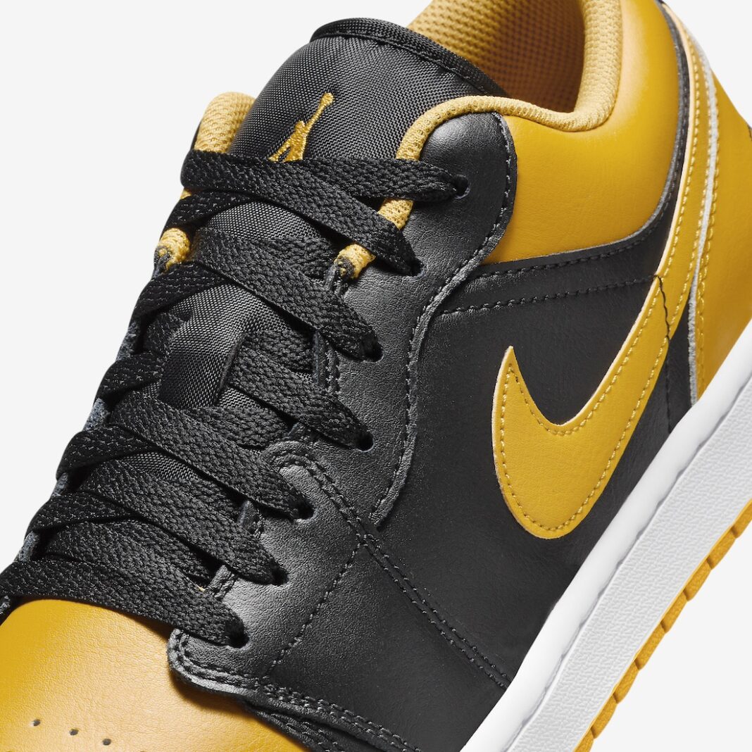 【国内 1/27 発売】ナイキ エア ジョーダン 1 ロー “ブラック/イエローオークル” (NIKE AIR JORDAN 1 “Black/Yellow Ochre”) [553558-072]