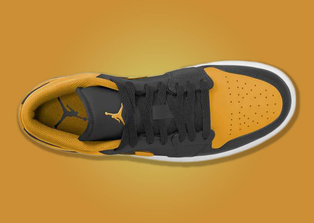 【国内 1/27 発売】ナイキ エア ジョーダン 1 ロー “ブラック/イエローオークル” (NIKE AIR JORDAN 1 “Black/Yellow Ochre”) [553558-072]