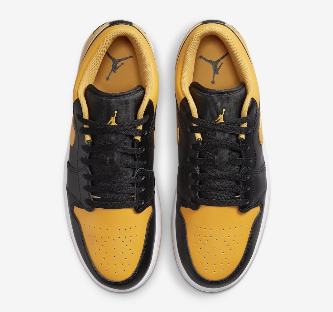 【国内 1/27 発売】ナイキ エア ジョーダン 1 ロー “ブラック/イエローオークル” (NIKE AIR JORDAN 1 “Black/Yellow Ochre”) [553558-072]