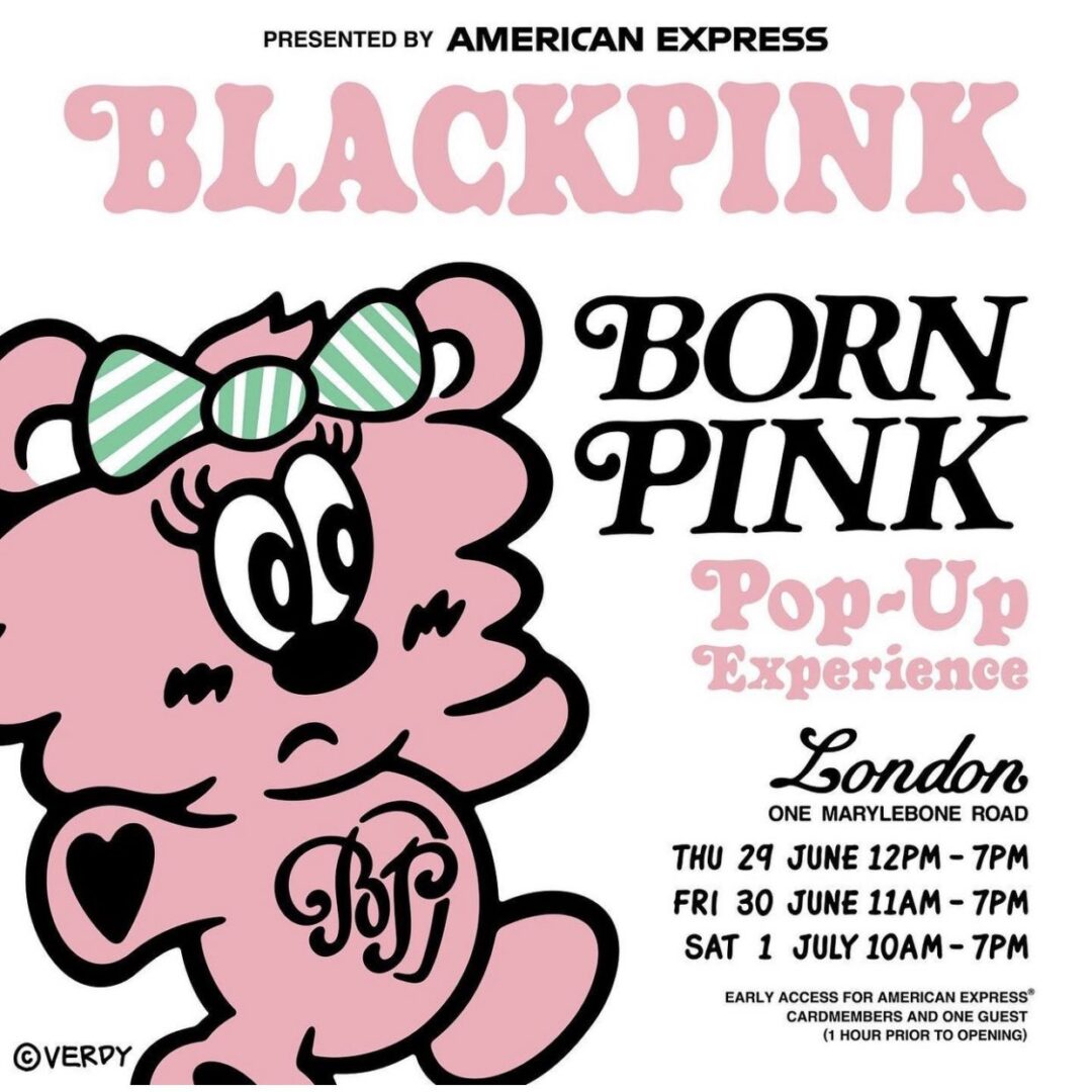 東京にてポップアップ「Verdy x Blackpink Born Pink pop up Tokyo」が東京タワーにて10/6~10/12 スタート