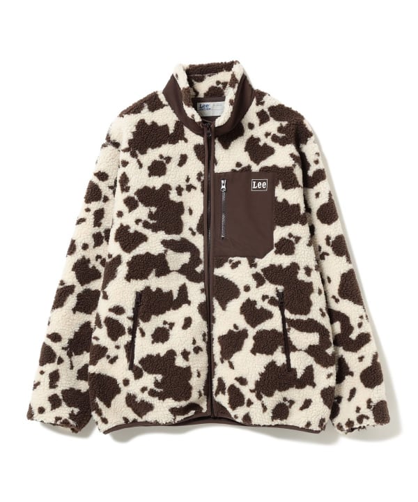 Lee / ボア ジップ ジャケット “カウパターン”が11月上旬発売 (リー Boa Zip Jacket “Cow Pattern”)