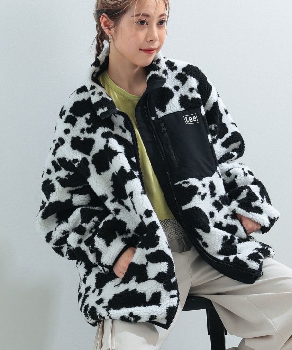 Lee / ボア ジップ ジャケット “カウパターン”が11月上旬発売 (リー Boa Zip Jacket “Cow Pattern”)