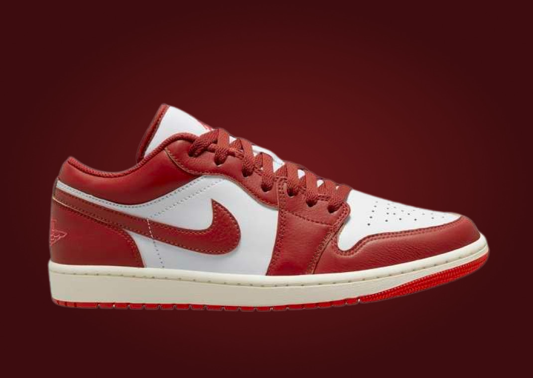 【2024年 2/14 発売】ナイキ エア ジョーダン 1 ロー “ホワイト/デューンレッド” (NIKE AIR JORDAN 1 LOW “White/Dune Red”) [FJ3459-160]