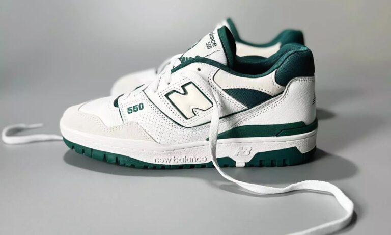 海外発売！New Balance BB550 STA “Green/White” (ニューバランス