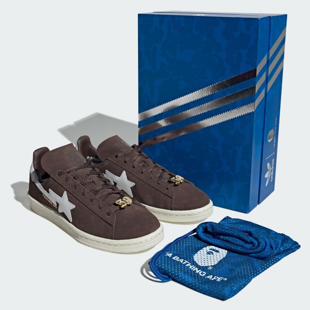 【国内 7/1 発売予定】A BATHING APE × adidas Originals CAMPUS 80s “Brown Suede” (ア ベイシング エイプ アディダス オリジナルス キャンパス “ブラウンスエード” 2023年 春夏)