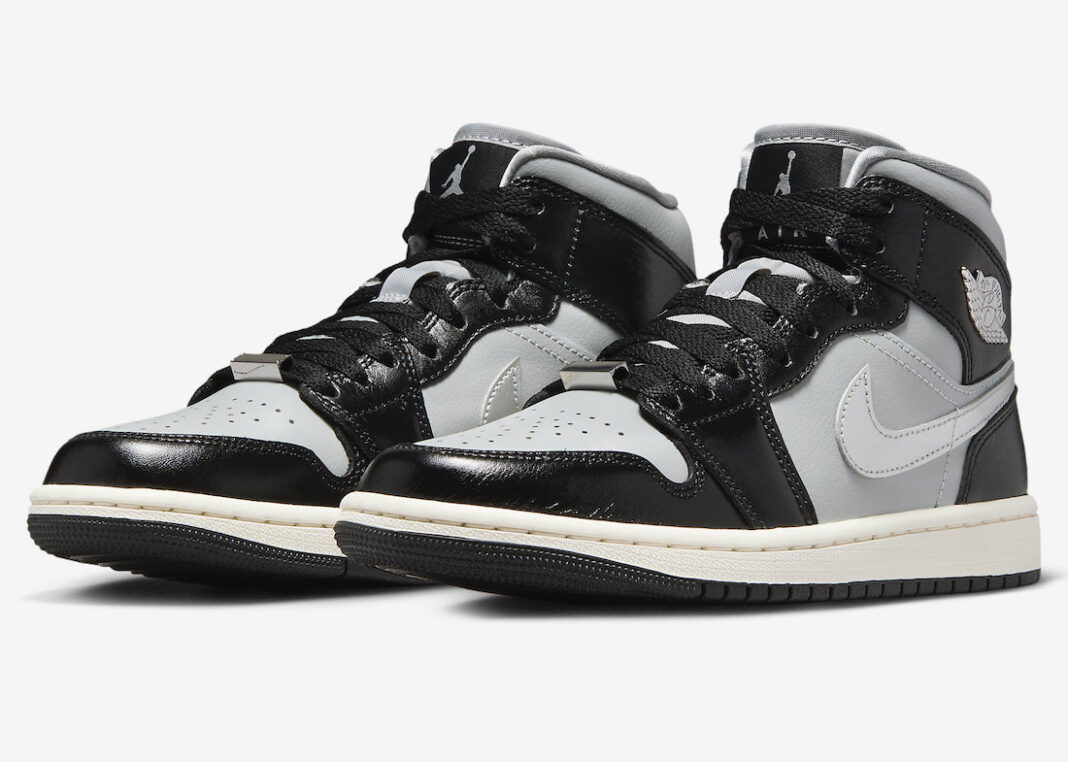 海外 10月 発売予定！ナイキ ウィメンズ エア ジョーダン 1 ミッド “ブラッククローム” (NIKE WMNS AIR JORDAN 1 MID “Black Chrome”) [FB9892-002]