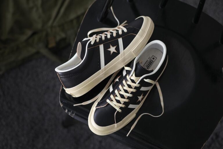 国内 7/14 発売】ヴィンテージライクな CONVERSE STAR&BARS US LEATHER