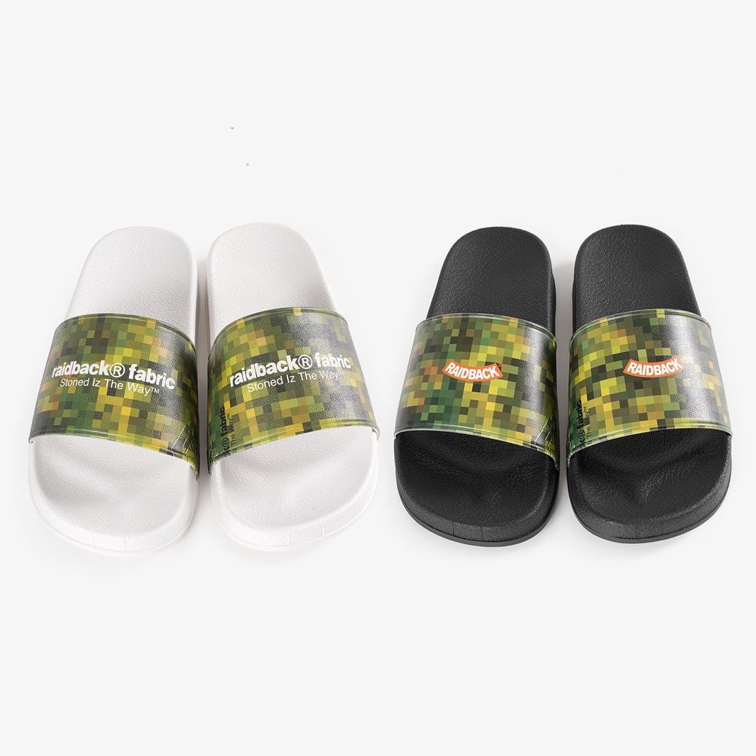 【発売中】raidback fabric l “PIXEL CAMO” SANDALS (レイドバック ファブリック “ピクセルカモ” サンダル)