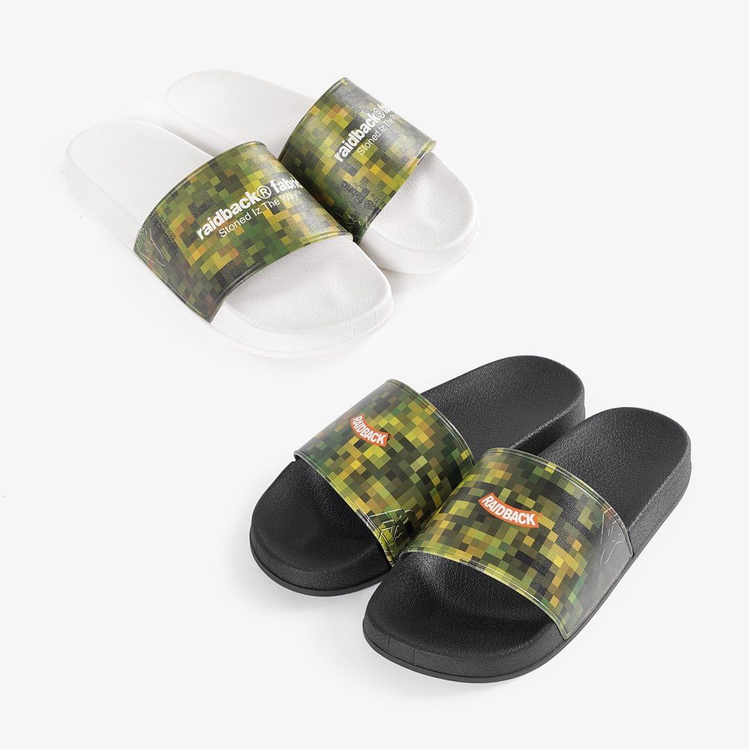 【発売中】raidback fabric l “PIXEL CAMO” SANDALS (レイドバック ファブリック “ピクセルカモ” サンダル)