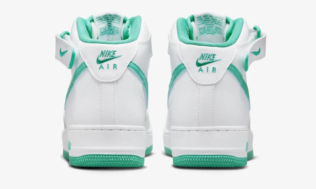 【国内 7/5 発売】ナイキ エア フォース 1 ミッド 07 “ホワイト/クリアジェイド” (NIKE AIR FORCE 1 MID 07 “White/Clear Jade”) [DV0806-102]