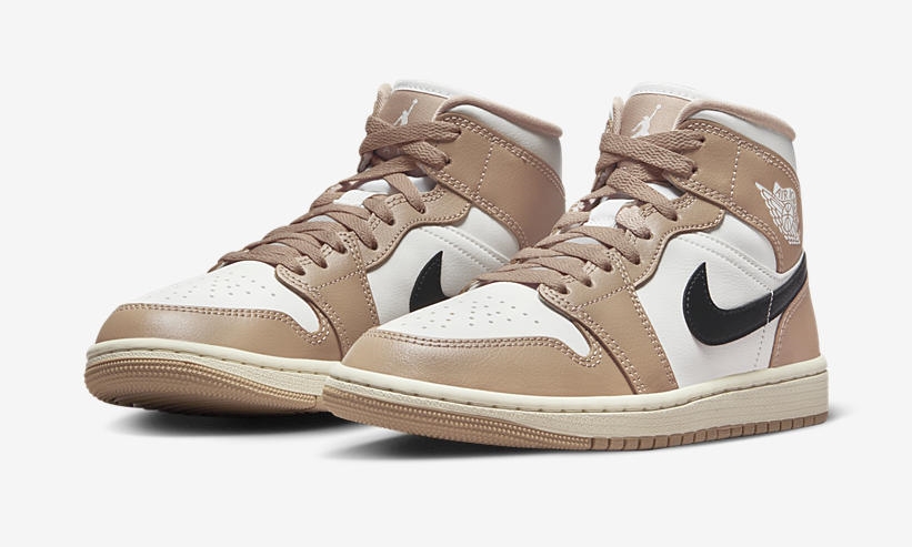 2023年 発売予定！ナイキ ウィメンズ エア ジョーダン 1 ミッド “セイル/デザート” (NIKE WMNS AIR JORDAN 1 MID “Sail/Desert”) [BQ6472-103]