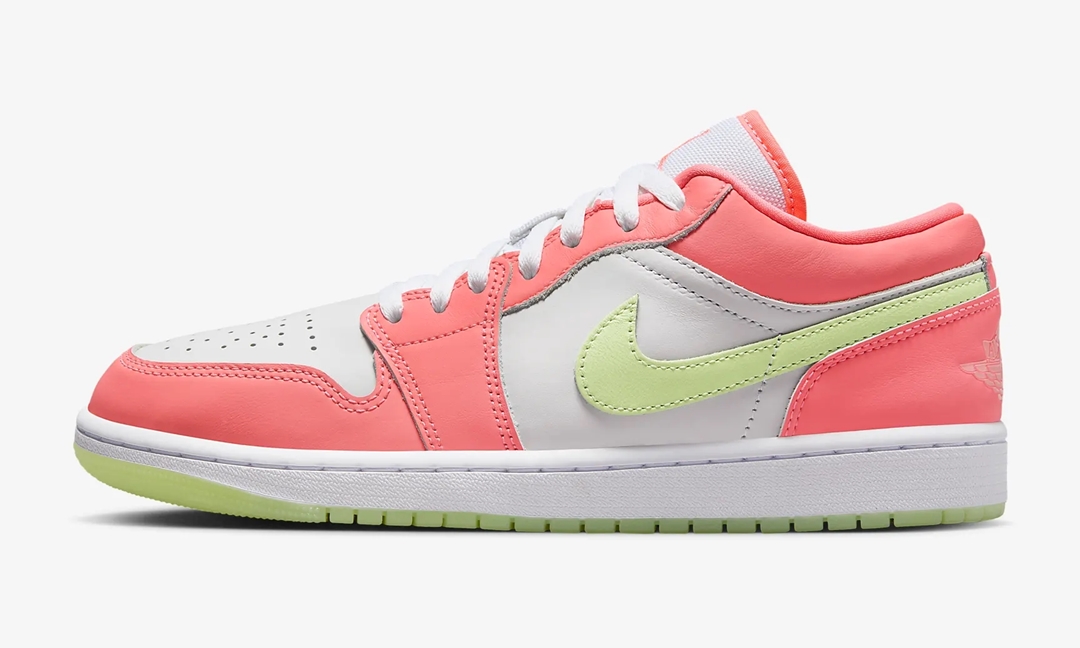 海外発売！ナイキ エア ジョーダン 1 ロー SE “ラヴァグロー/ホワイト/バーレイボルト” (NIKE AIR JORDAN 1 LOW SE “Lava Glow/White/Barely Volt”) [FN6772-671]